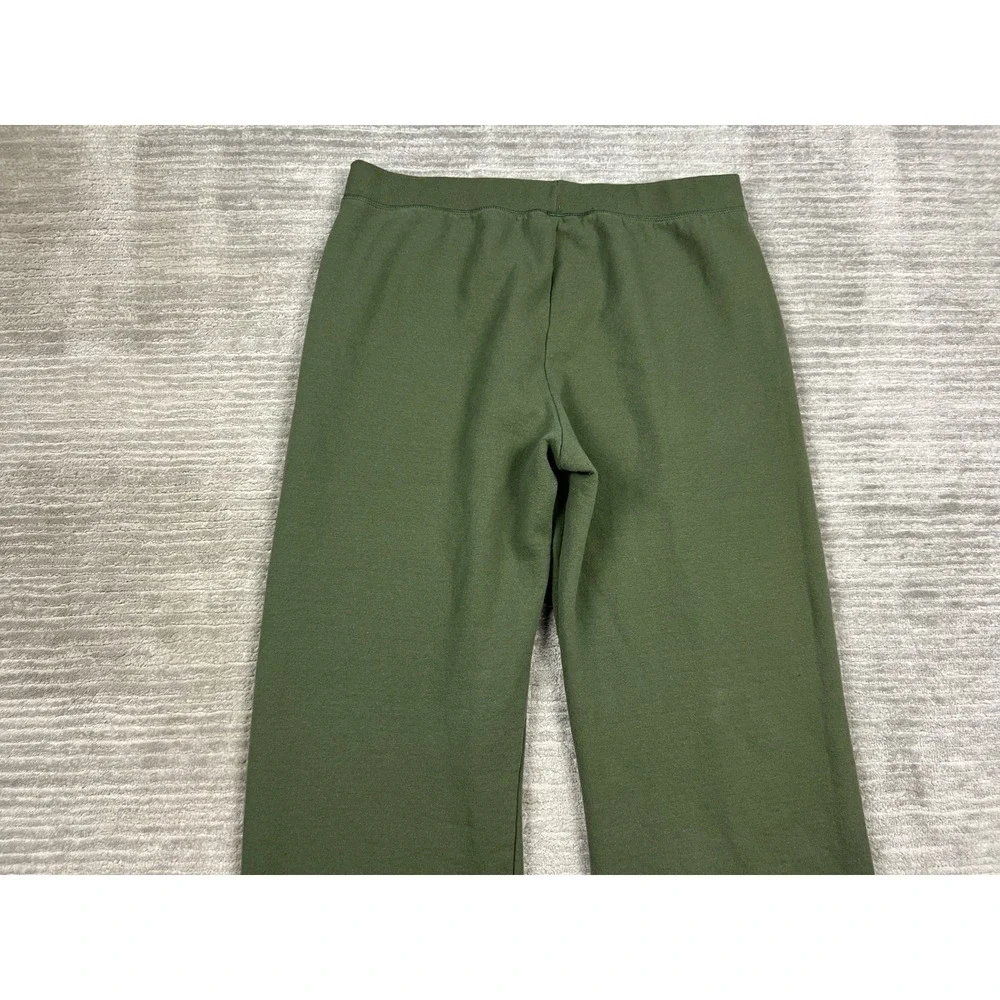 Hanes Sweatpants Adult‎ XL Green Pull On Elastic Waist Cotton Blend Athleisure